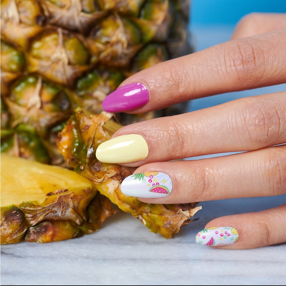 *Retired* Color Street: Tutti Frutti | Summer Fruit White Pink Green Party - Picture 8 of 13
